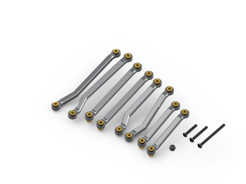 Aluminum Suspension Link Set (Gunmetal), for Venture18