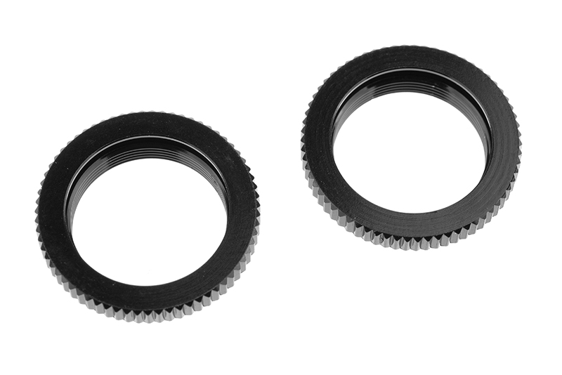 Shock Body Spring Adjuster Nut - Aluminum - 2 pcs: SBX410
