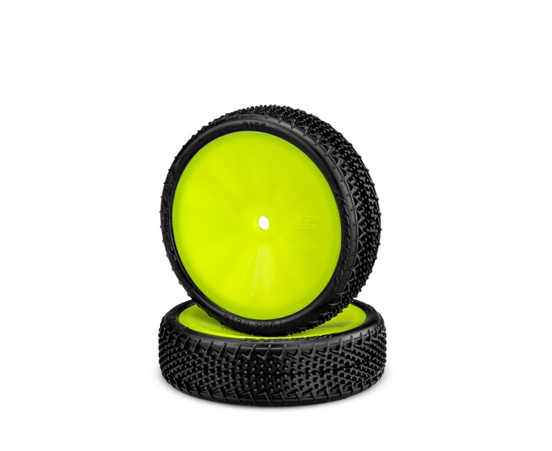 Fuzz Bite LP 2wd Front, Pre-mounted on 3376Y Wheels