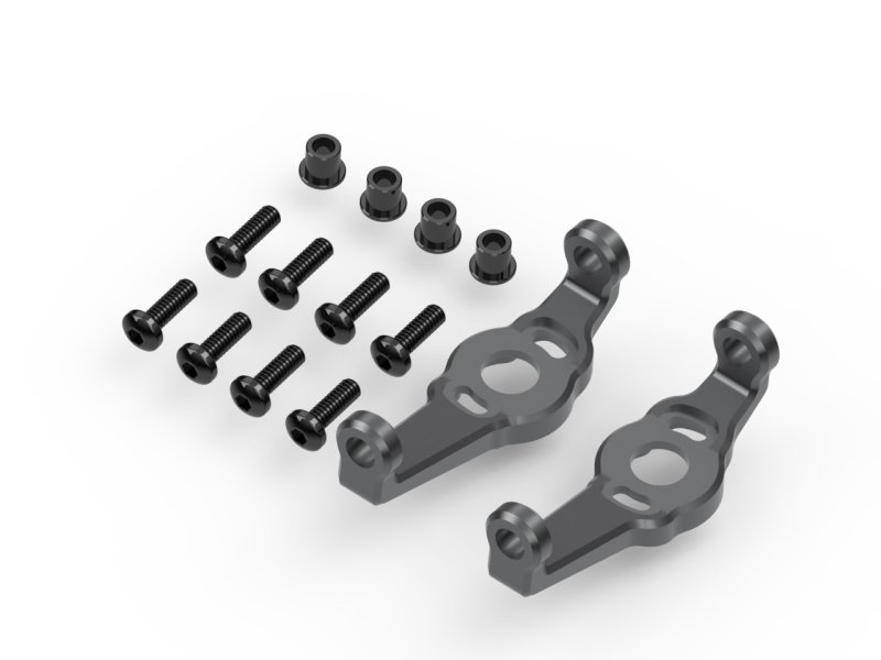 Aluminum Portal C-Hub Set (Gunmetal), for Venture18