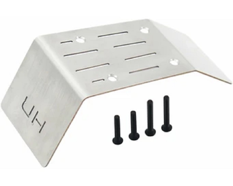 Stainless Steel Rear Skid Plate, for Armma Gorgon