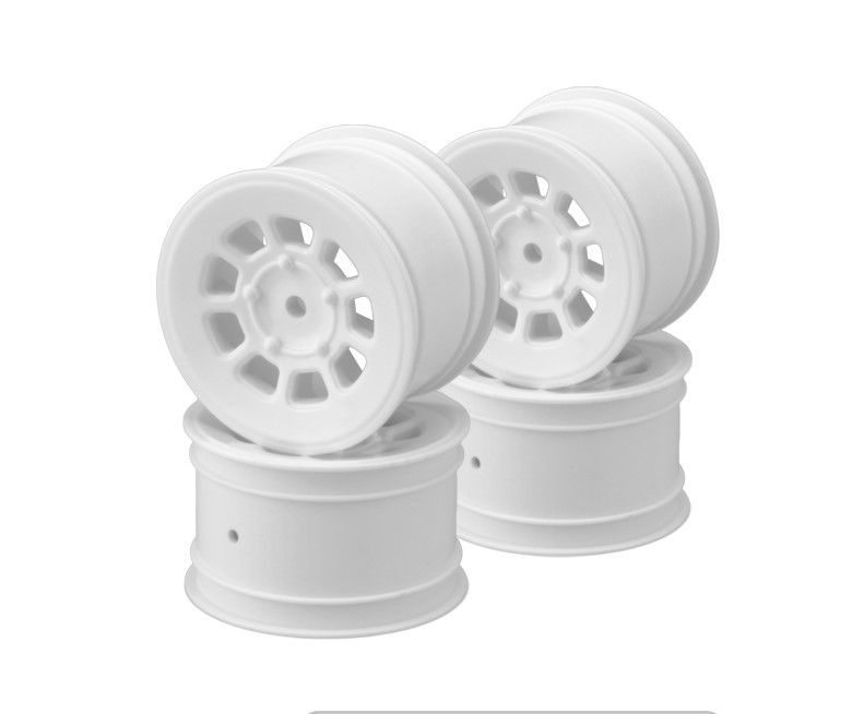 9 Shot 2.2" Rear Wheel, White, Fits B6.4, B74.2, YZ2, YZ4,