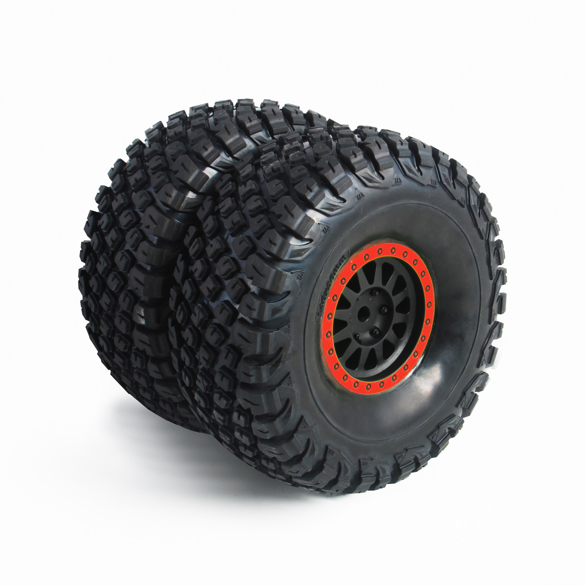 Wheel and Tire Mounted (Red) 