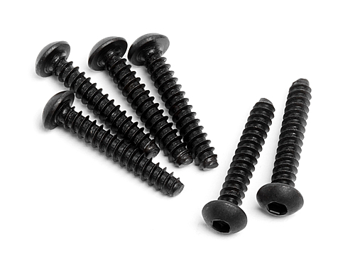 Tp. Button Head Screw M3X18mm (Hex Socket/6pcs)