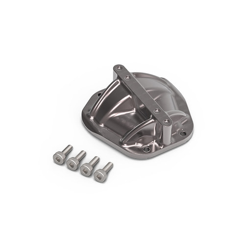 GA44 3D Machined Differential Cover Titanium Gray