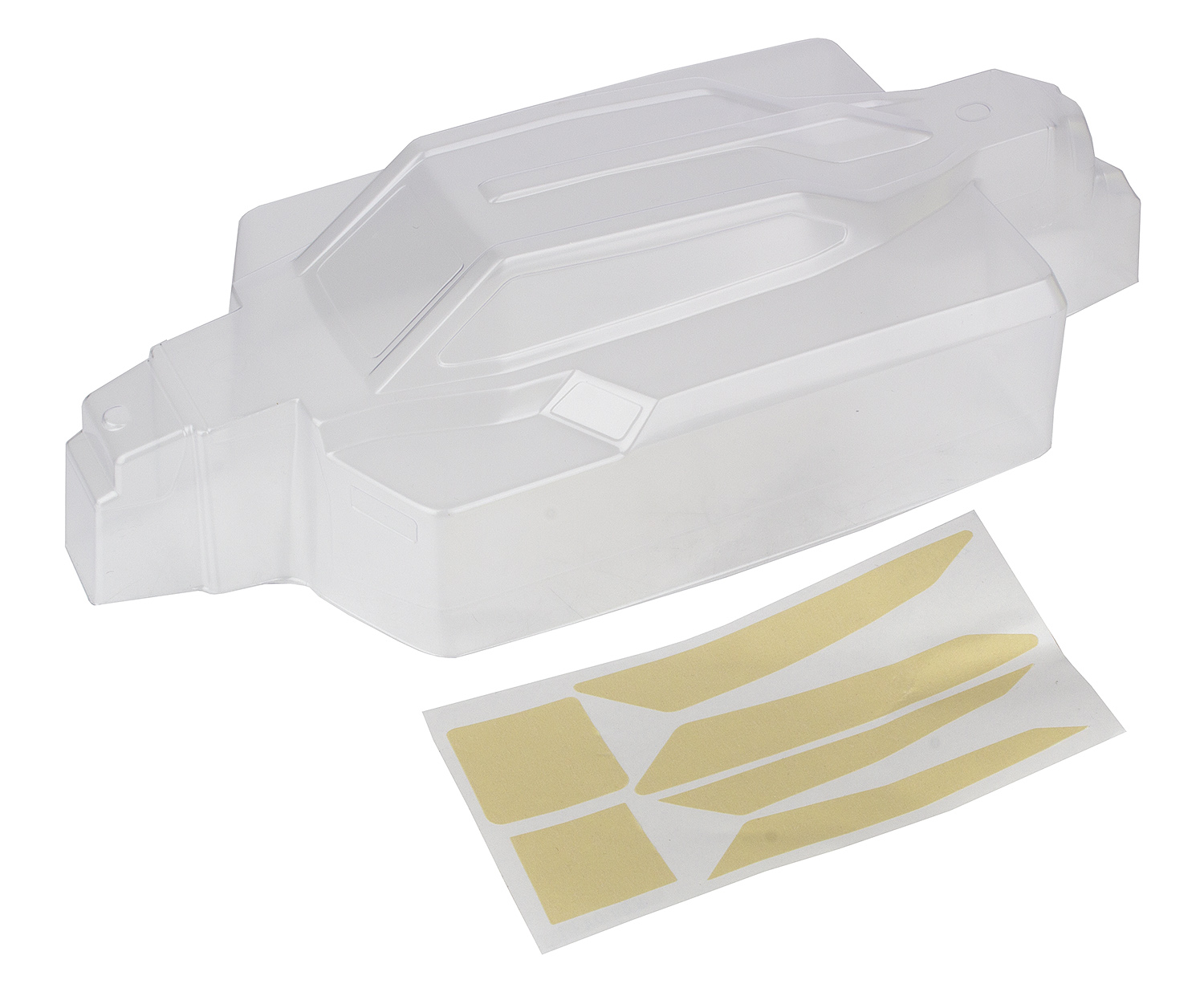 RC8B4e Body, Gamma, Clear 