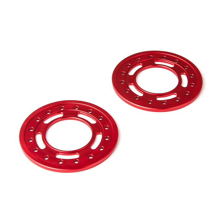 1.9 Aluminum Ring Beadlock Ring ST (Red) (2): GOM