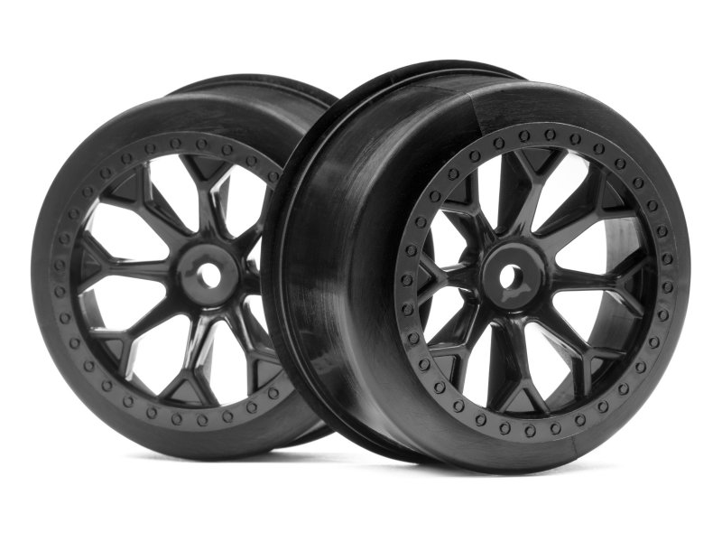 8-Shot SC Wheel (Black/2pcs) (Jumpshot SC)