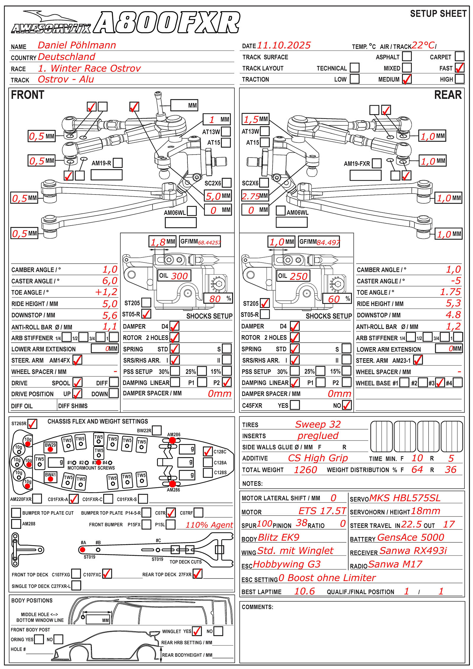Winter Race - Ostrov