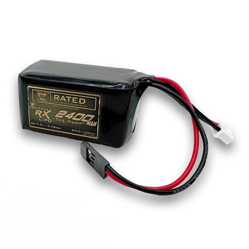 X-Rated 2S LiPo Hump Receiver Battery (Kyosho/Tekno)