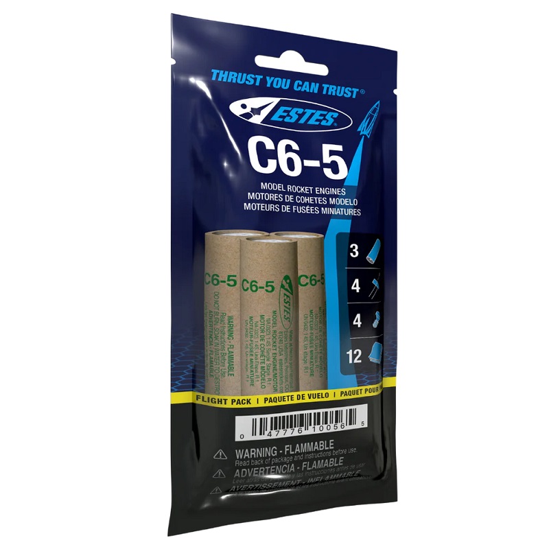 C6-5 Model Rocket Engine FP (Flight Pack)