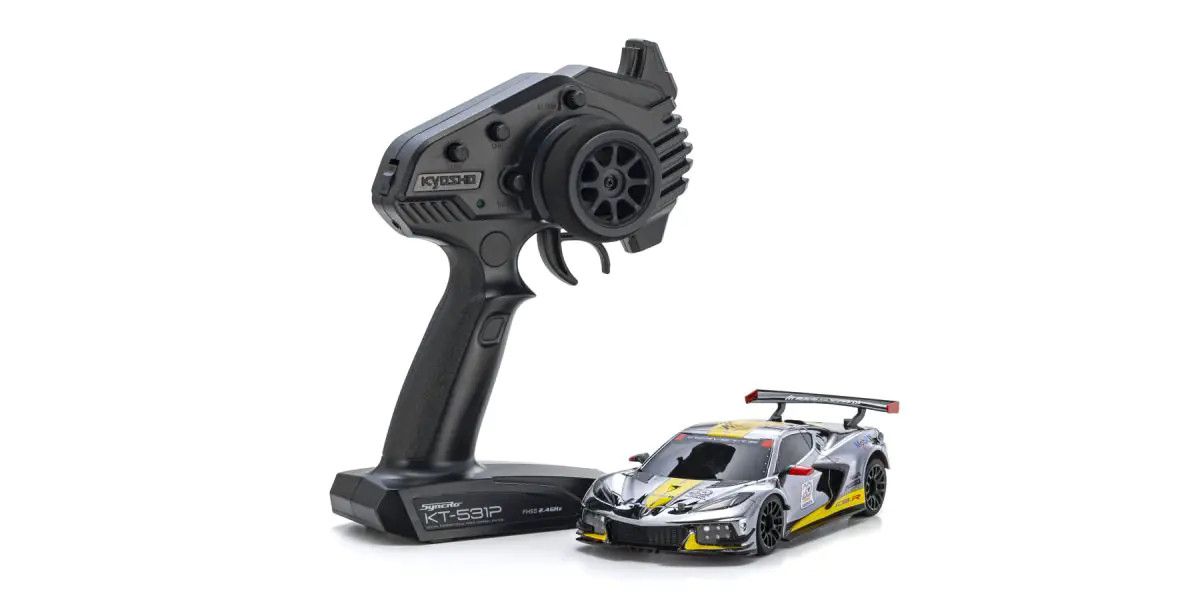 Mini-Z RWD MR-04 readyset Chevrolet Corvette C8.R Chrome