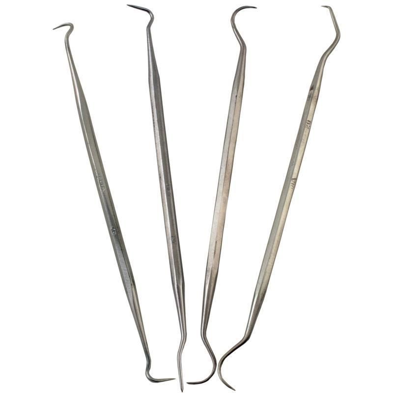 4pc Dental Pick Assortment, Carded