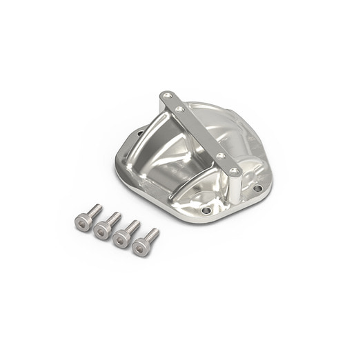 GA44 3D Machined Differential Cover Silver