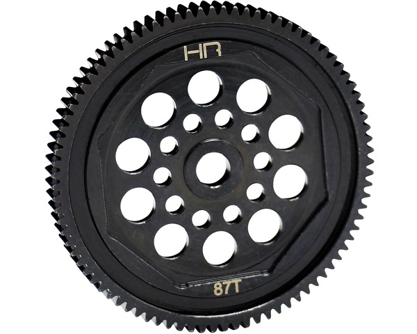 Hardened Steel Spur Gear, 87T/ 48P, for Enduro