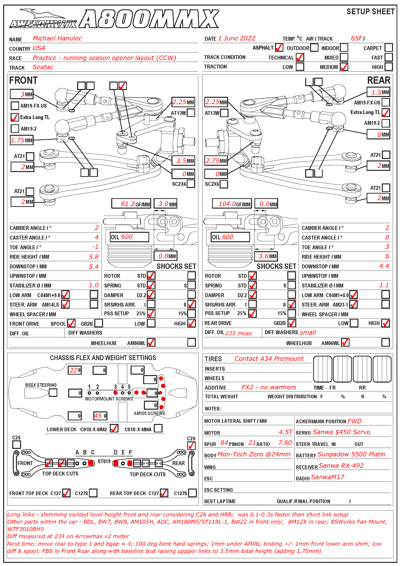 Practice & Race - Seattle