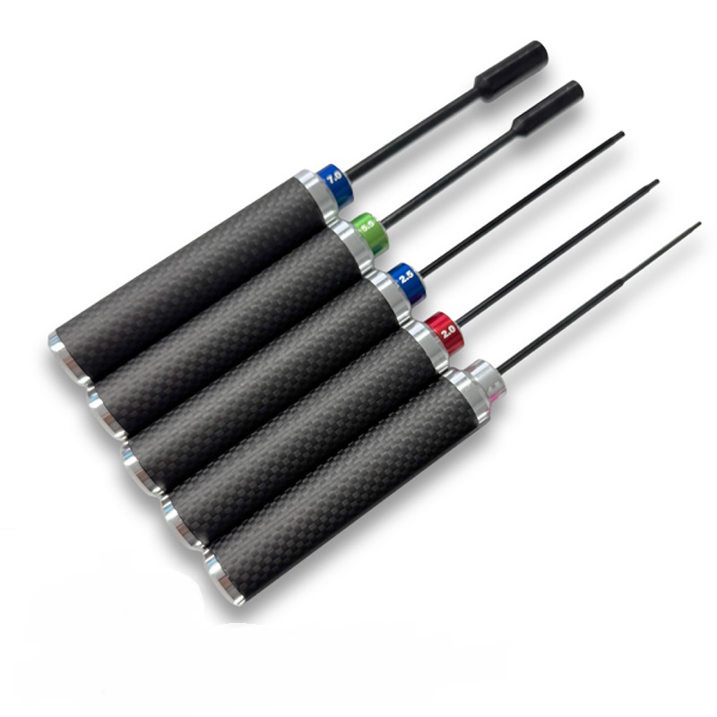 Carbon Fiber Handled Tool Set (5pcs)